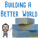 Building a Better World Book with earth bricks