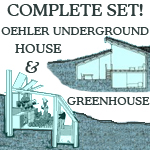 Oehler complete underground house and green house set