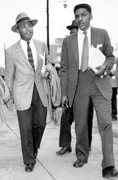 Martin Luther King, Jr. and Bayard Rustin in 1956